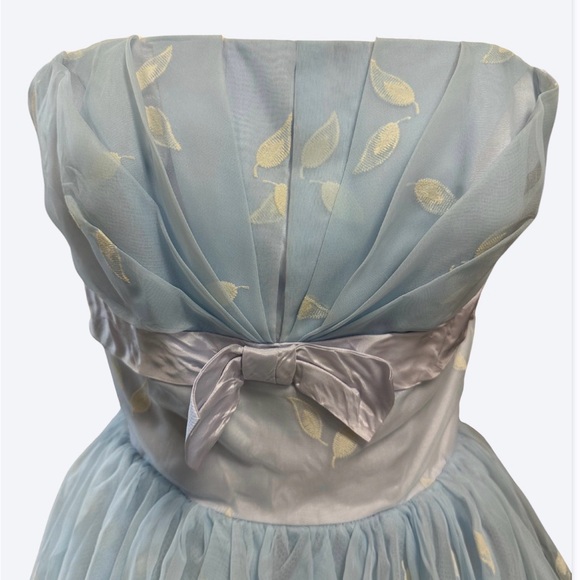 1950’s handmade formal gown blue & purple size 0 - Picture 2 of 4